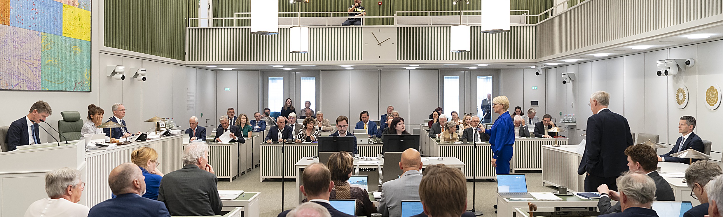 Plenaire zaal tijdelijke huisvesting