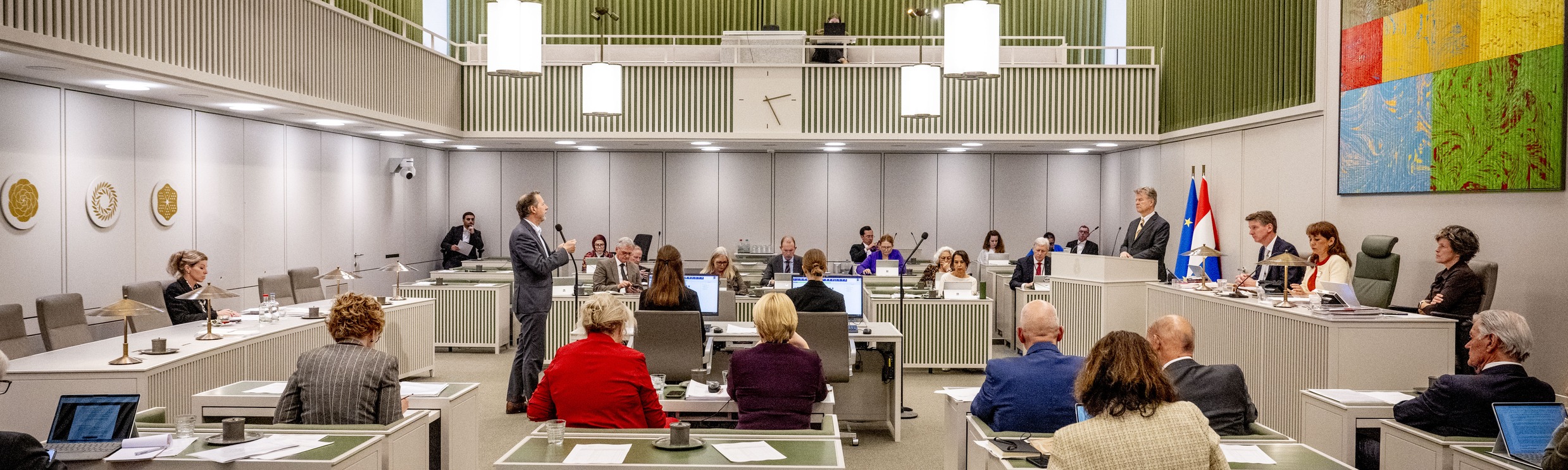 Plenaire zaal tijdelijke huisvesting