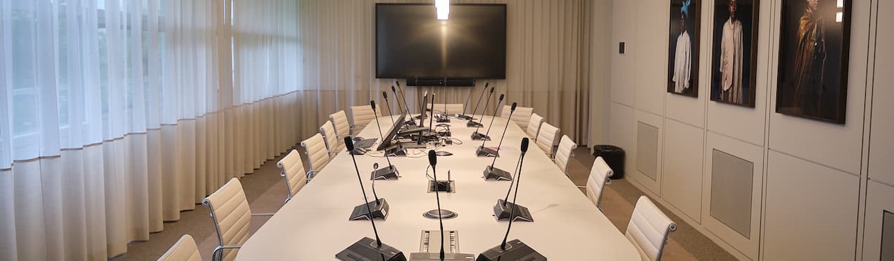 Een commissiekamer tijdelijke huisvesting