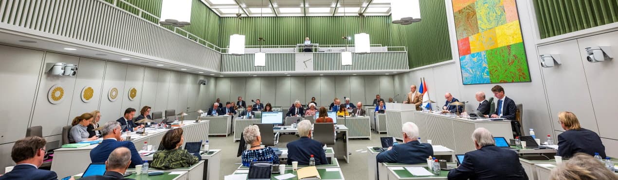 Plenaire zaal tijdelijke huisvesting