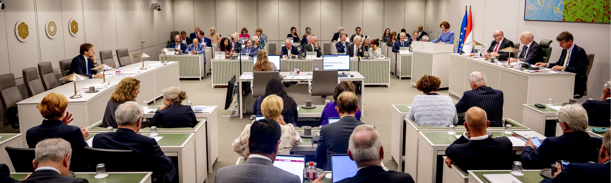 Plenaire zaal tijdelijke huisvesting